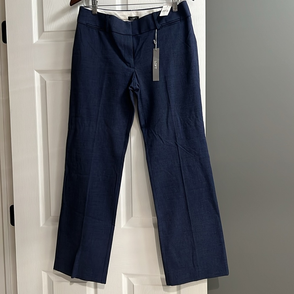 Loft Navy Size 6 Marisa Trouser